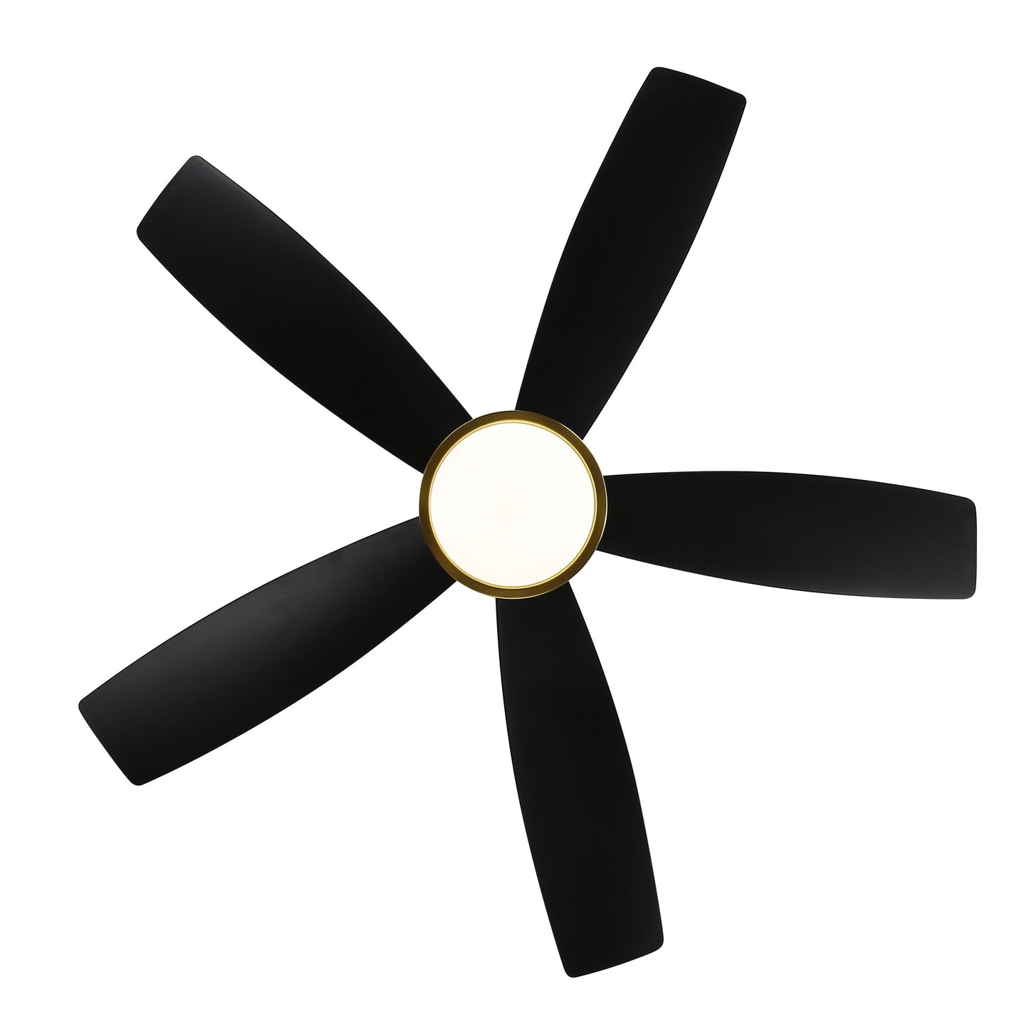 Ventilateur de plafond LED Breezary 65/52/42 à 5 pales avec kit d'éclairage et télécommande