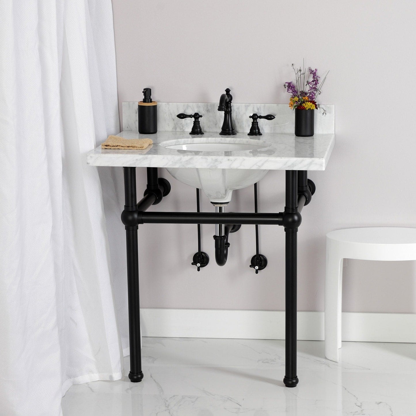 Robinet de salle de bain classique américain à large diffusion