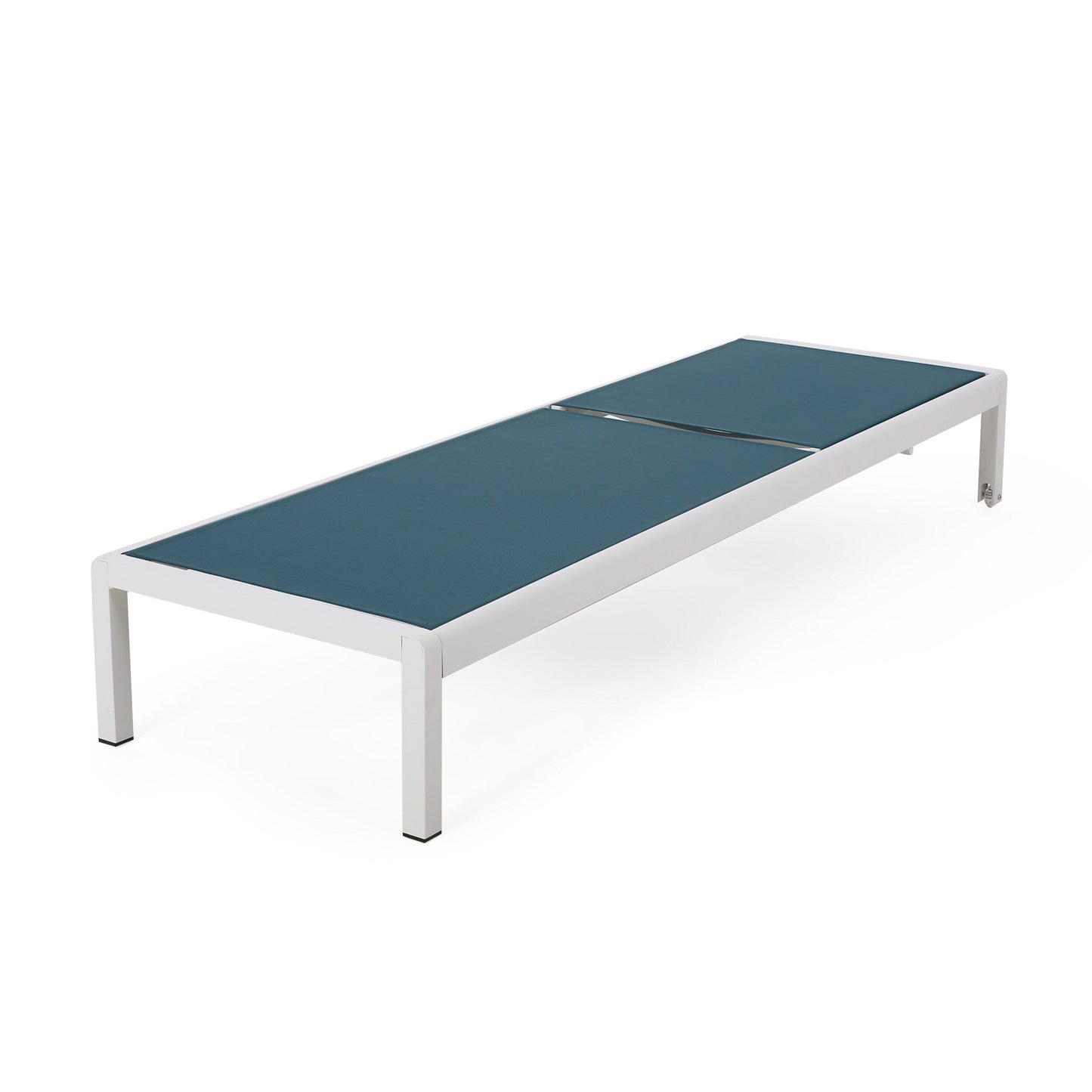 Chaise longue d'extérieur en aluminium Cape Coral (lot de 2) par Christopher Knight Home - 77,56 po x 25,20 po x 11,80 po