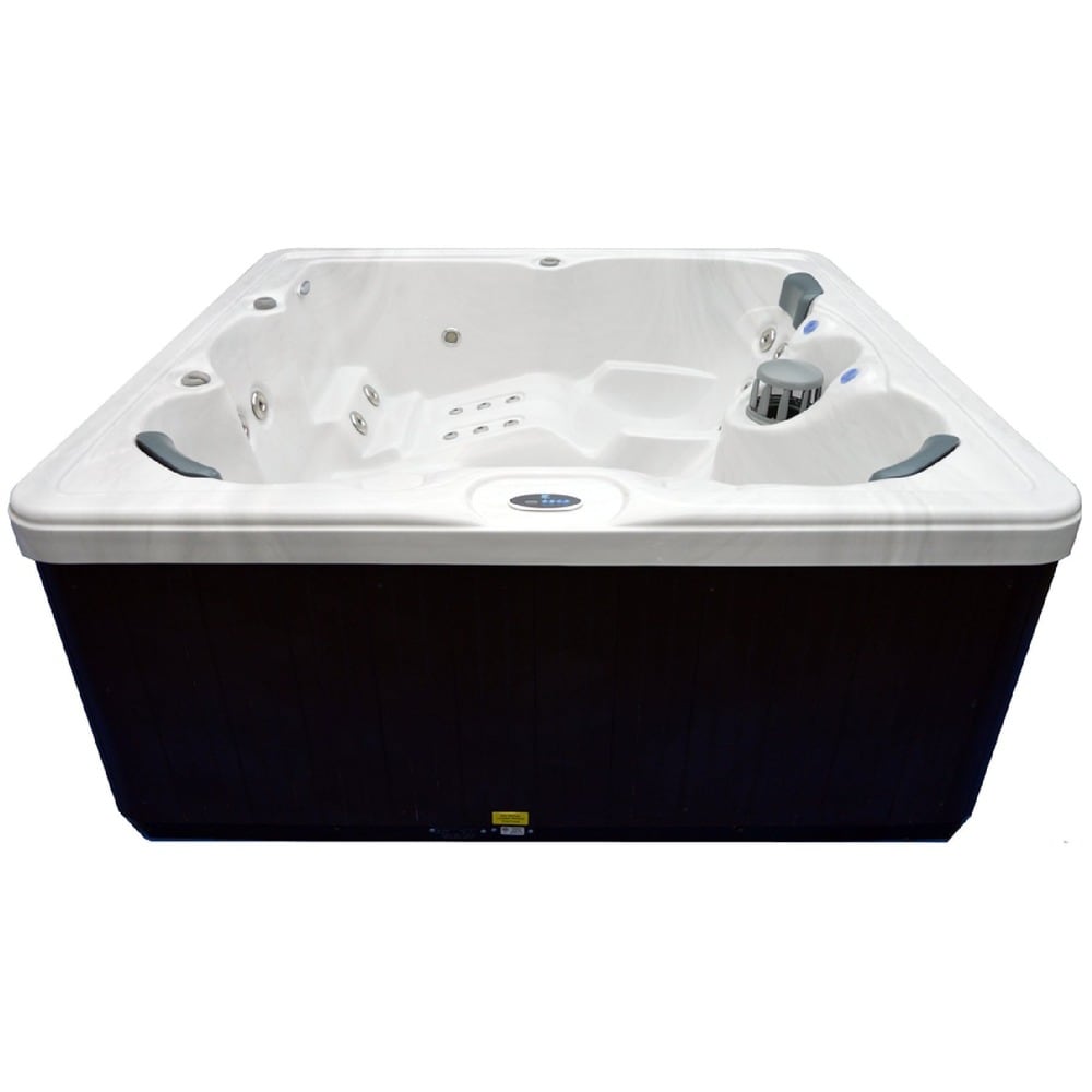 Spa 51 jets Home and Garden pour 5 personnes avec jets en acier inoxydable et ozone - 80 x 80 x 34