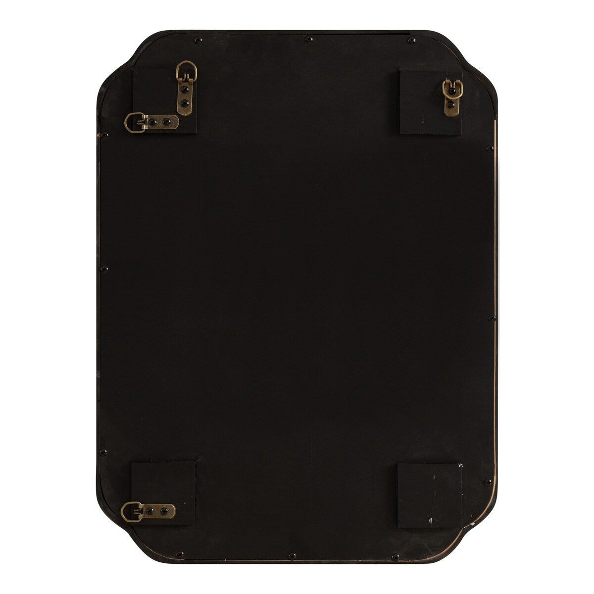 Miroir mural carré en bois Kate et Laurel Marston