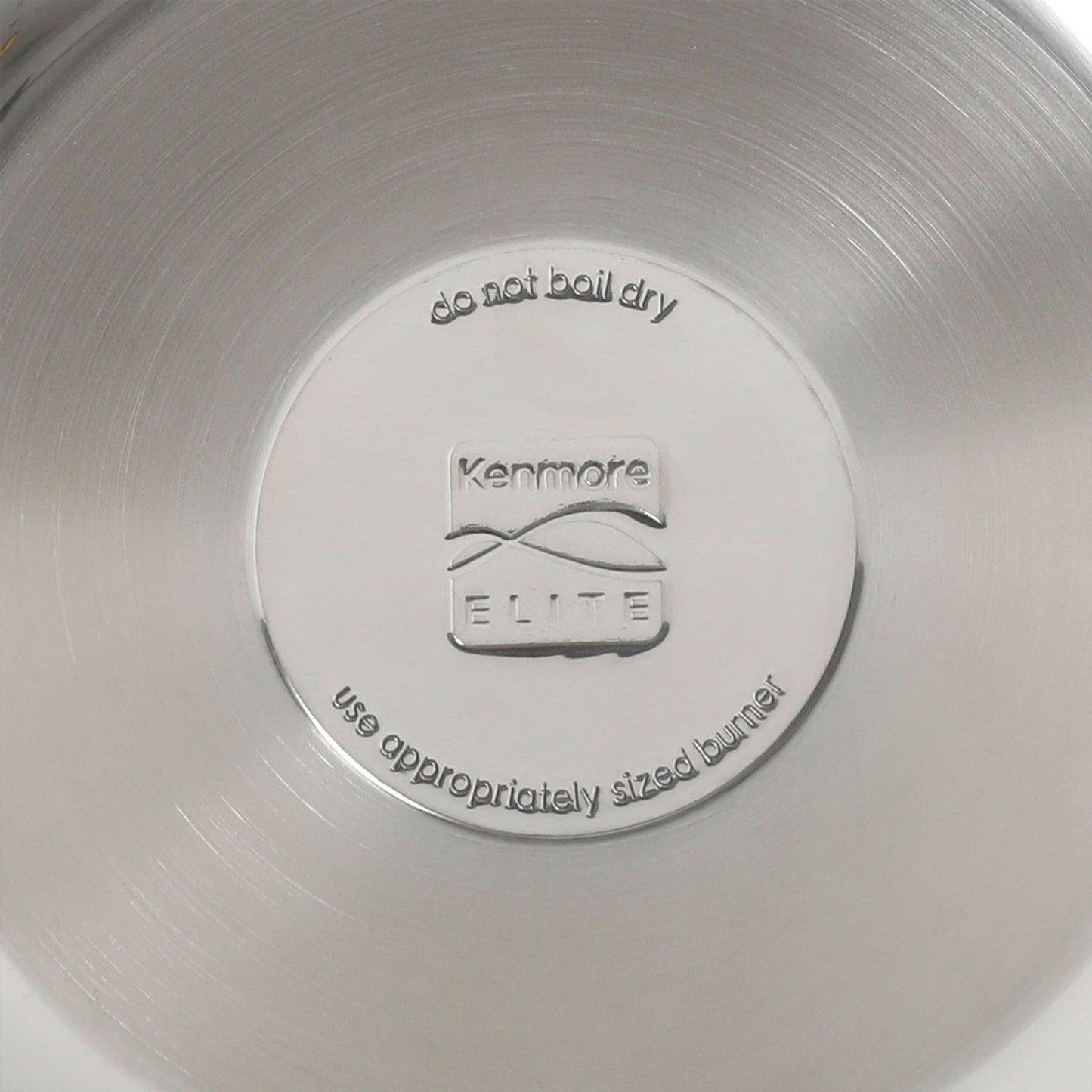 Batterie de cuisine Kenmore Elite Devon 10 pièces en acier inoxydable épais