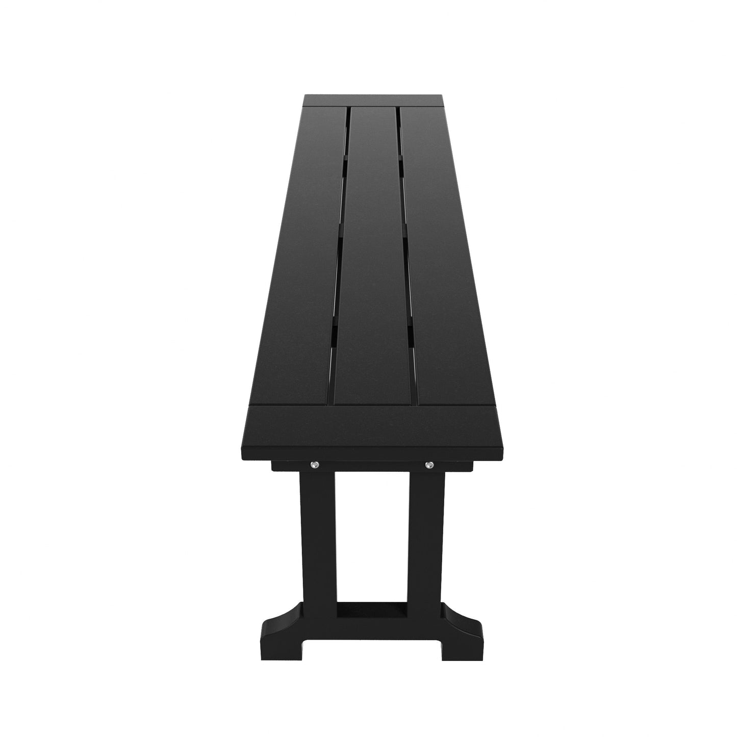 Banc de terrasse extérieur Polytrends Laguna en PEHD toutes saisons 65