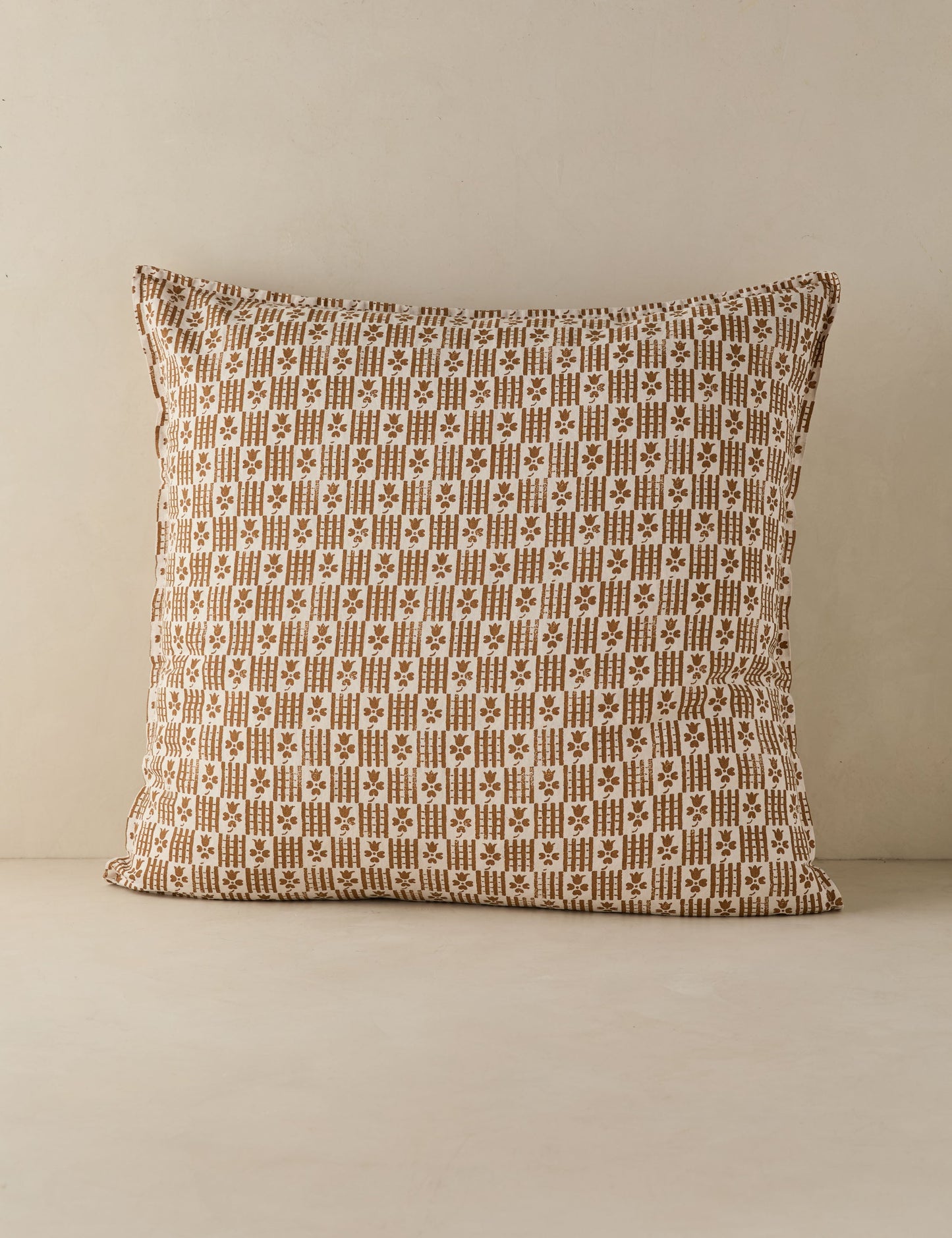 Housse de coussin en lin et coton Hedra