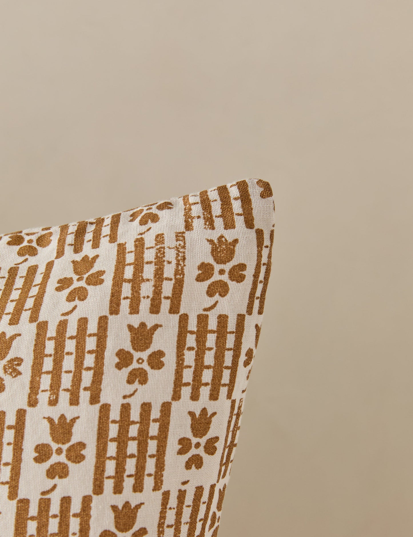 Housse de coussin en lin et coton Hedra