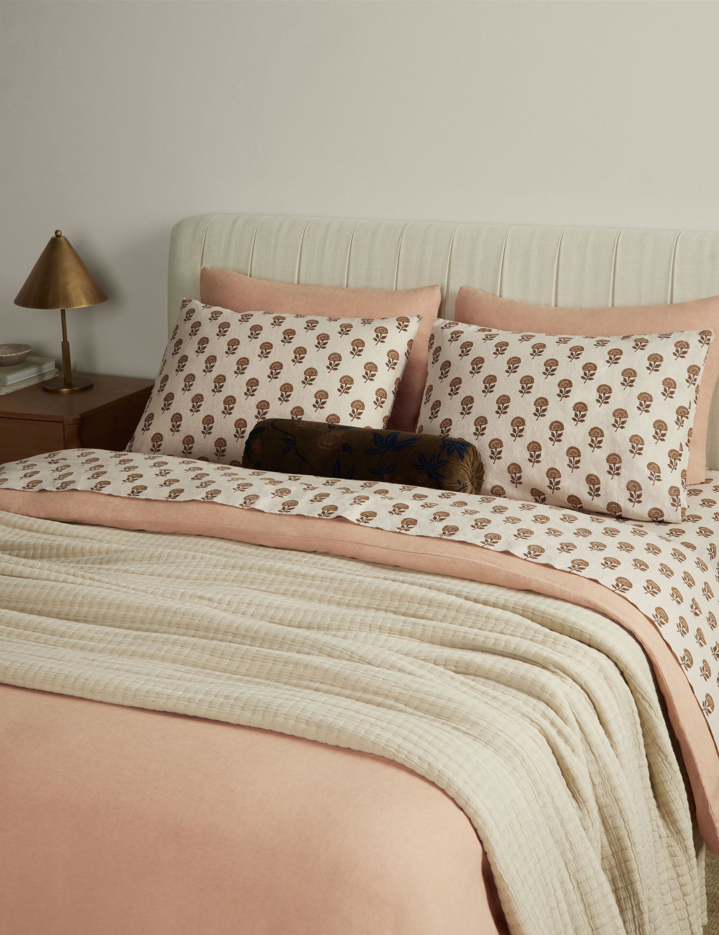 Parure de draps en lin et coton Langford