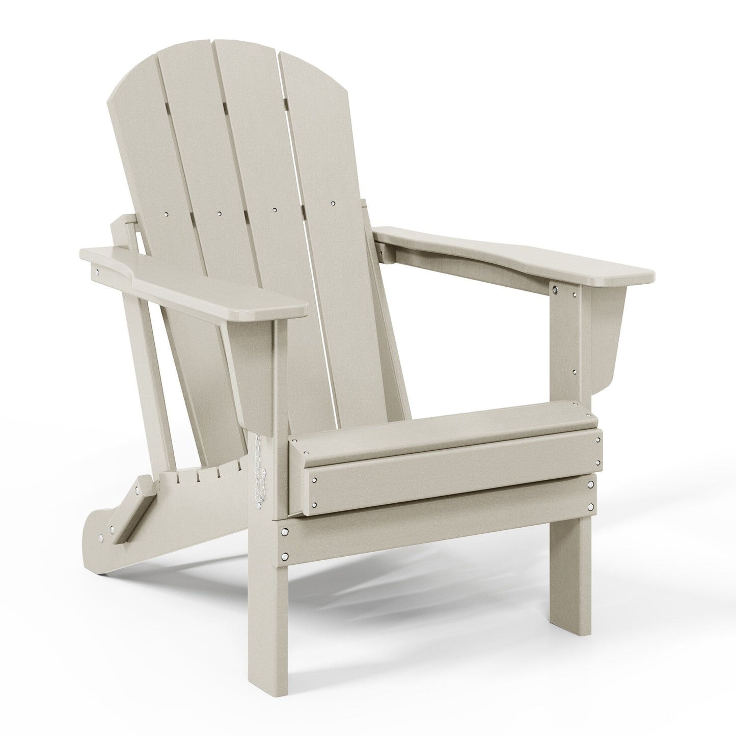 Chaises pliantes Adirondack Polytrends Laguna résistantes aux intempéries (lot de 2)