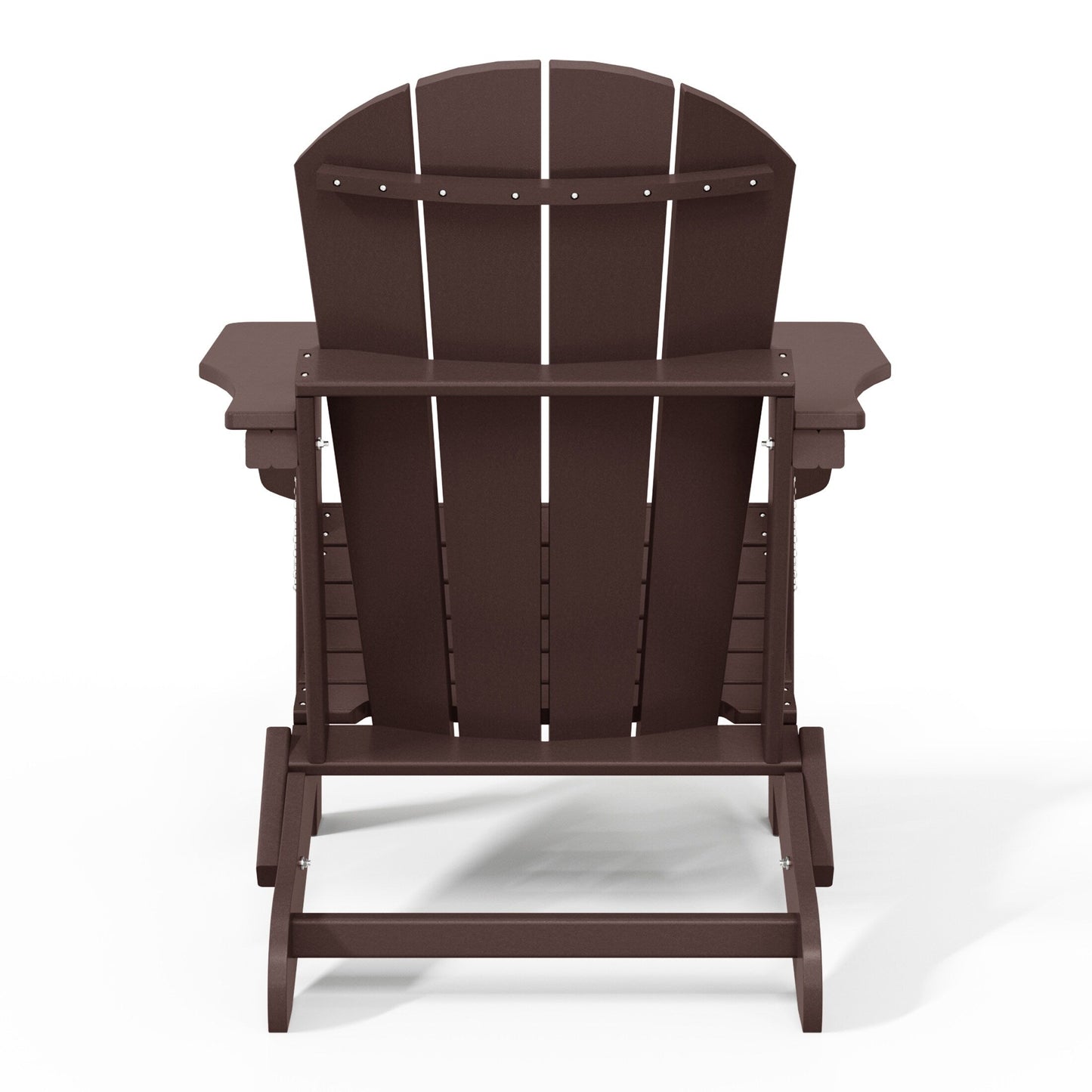 Chaises pliantes Adirondack Polytrends Laguna résistantes aux intempéries (lot de 4)