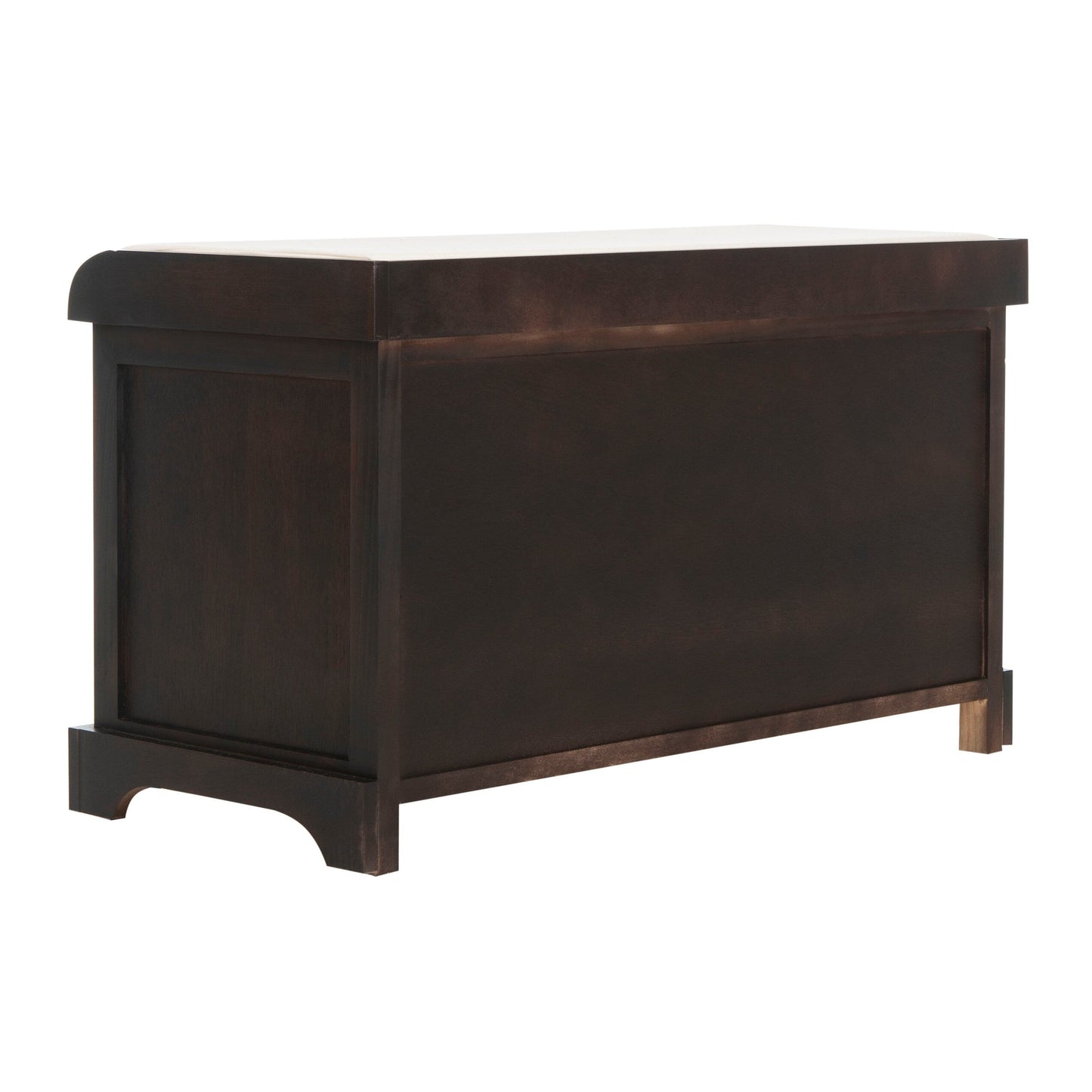 Banc de rangement tressé marron Euphemia de SAFAVIEH - 33,5 x 16,1 x 19,9 - 34 L x 16 P x 20 H