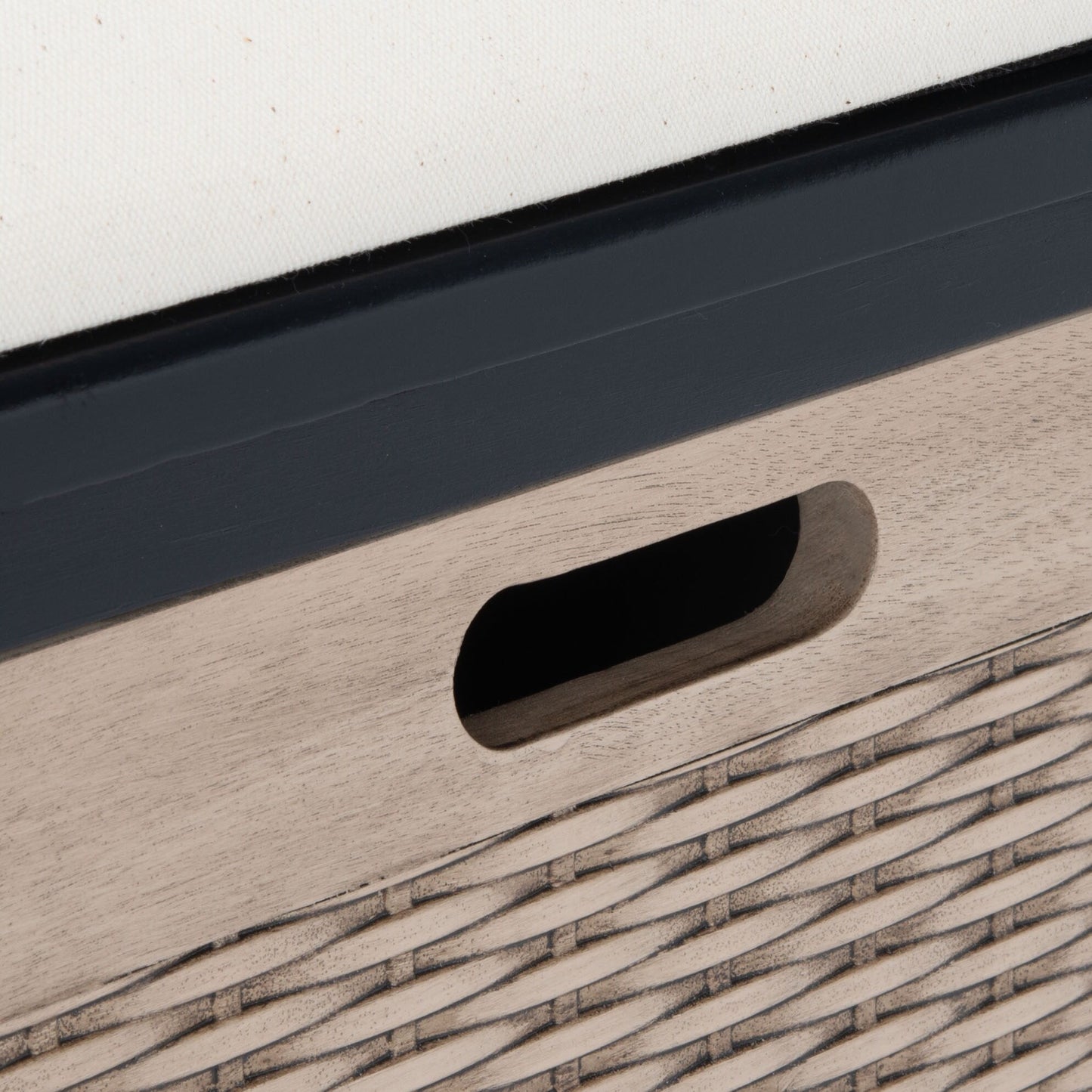 Banc de rangement à 3 tiroirs avec coussins SAFAVIEH Fiorello - 47,3 L x 15 L x 19 H - 47 L x 15 P x 19 H