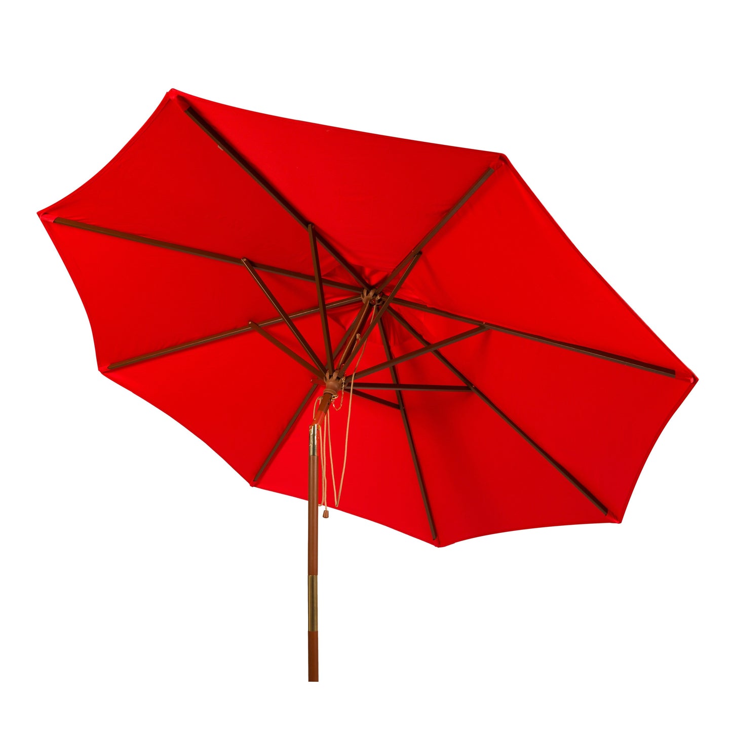 Parasol d'extérieur en bois SAFAVIEH Zlatana de 2,7 m