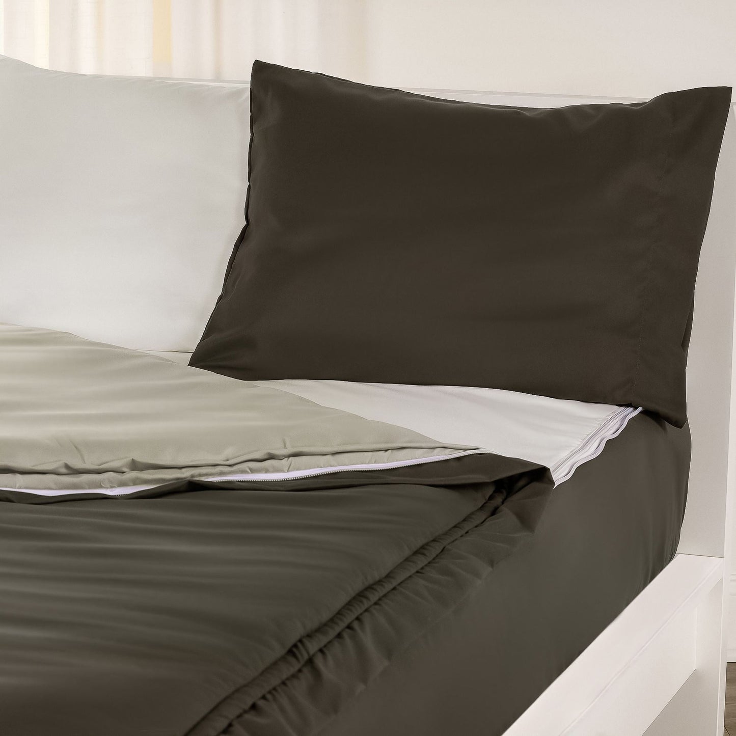 Parure de lit de luxe avec fermeture éclair Siscovers Pewter Bunkie