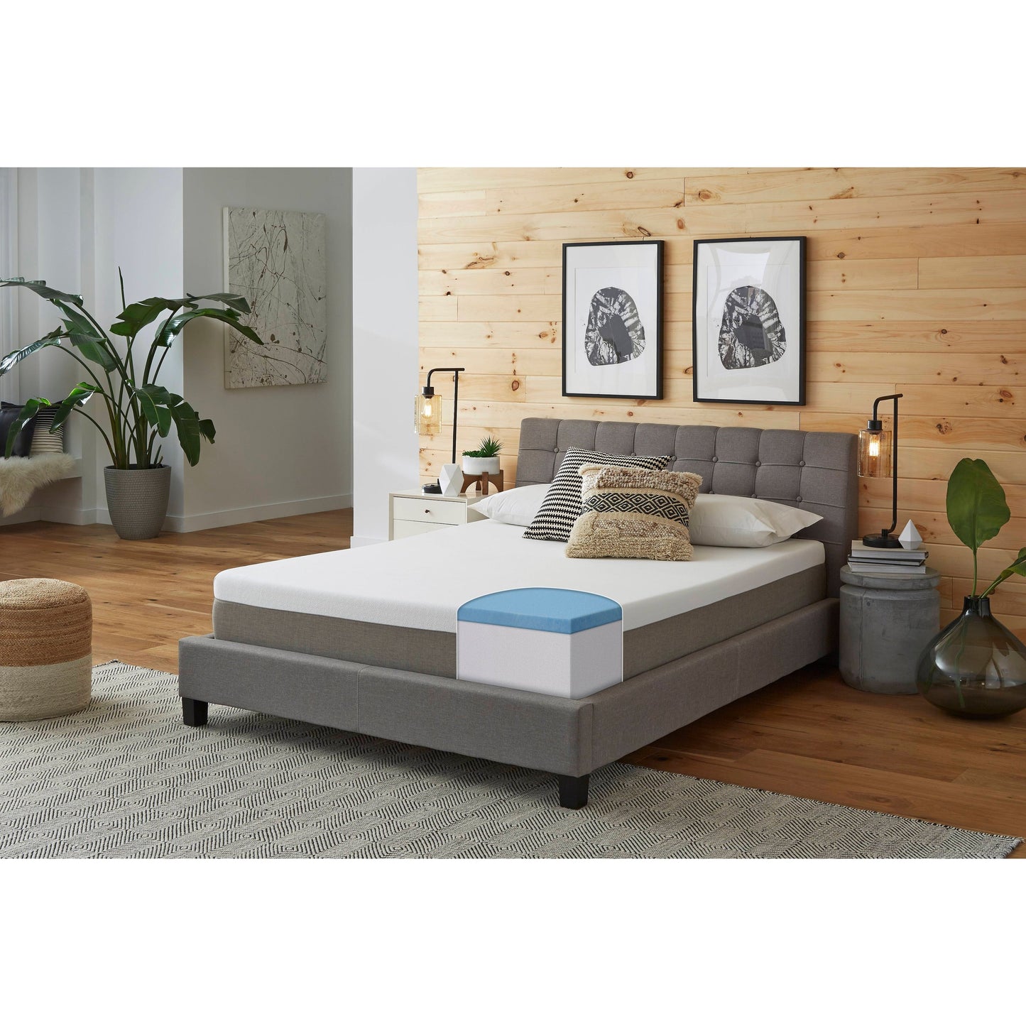 Matelas en mousse à mémoire de forme gel Slumber Solutions Essentials de 12 pouces