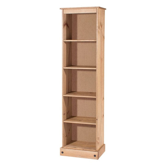 Bibliothèque haute et étroite en bois, collection Corona | Furniture Dash