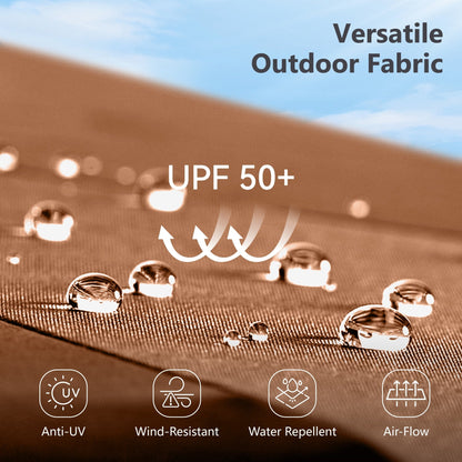 Parasol double extra large de 15 pieds pour patio double face de MAISON ARTS avec base incluse