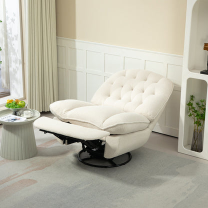 Ensemble de 2 fauteuils de canapé inclinables pivotants à 360 degrés et réglables