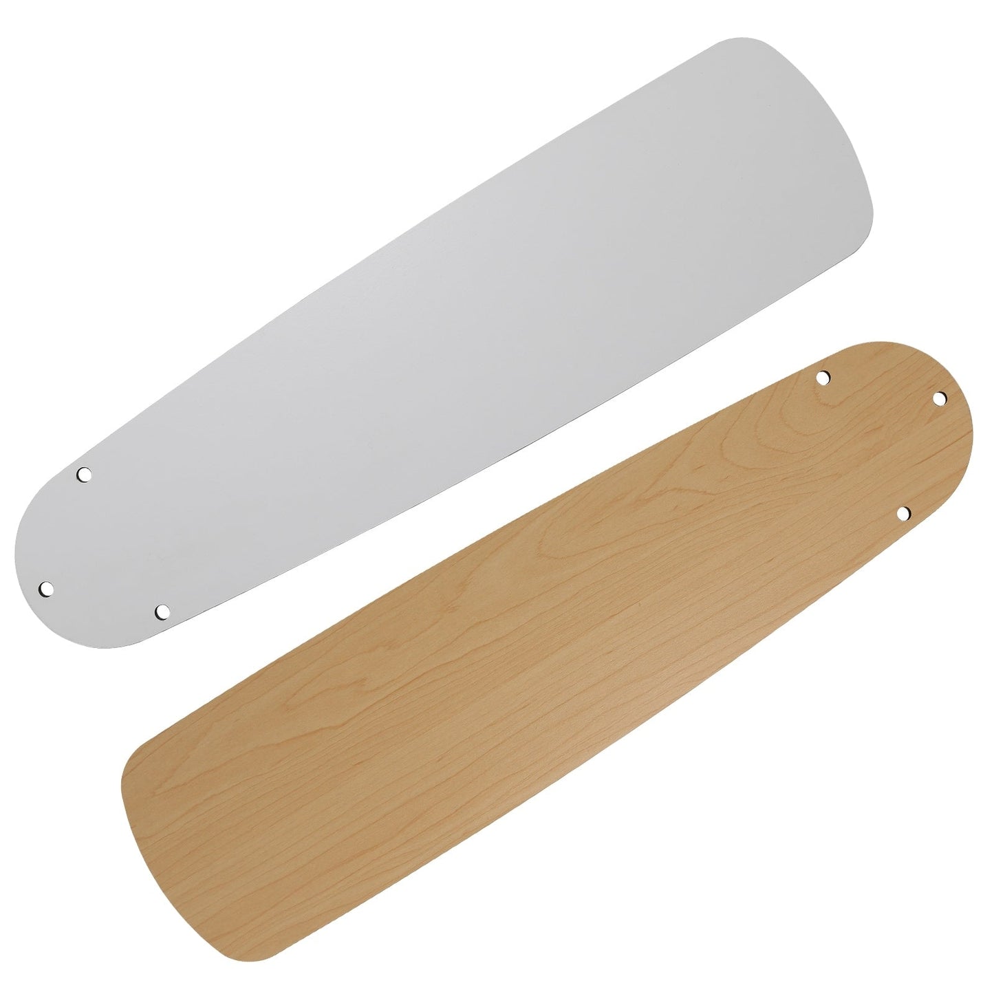 Ventilateur de plafond à LED intégré 48 et 52 pouces avec lumière et télécommande, moteur CC réversible