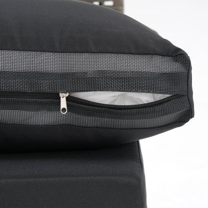 Ensemble de sièges d'extérieur sectionnels pour 6 personnes avec coussins