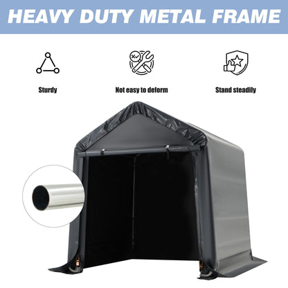 Abri de jardin et abri d'auto extérieur : abri portable pour vélos, motos et rangement de jardin