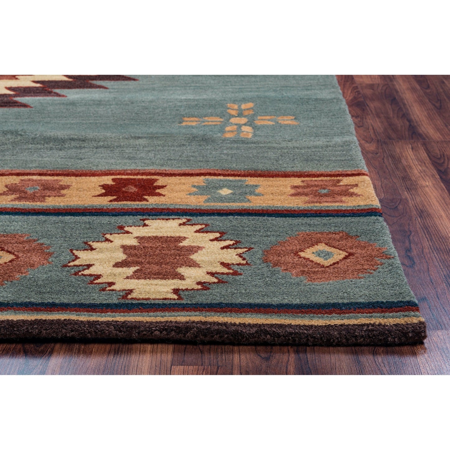 Tapis en laine touffeté à la main Alora Decor Ryder Southwestern