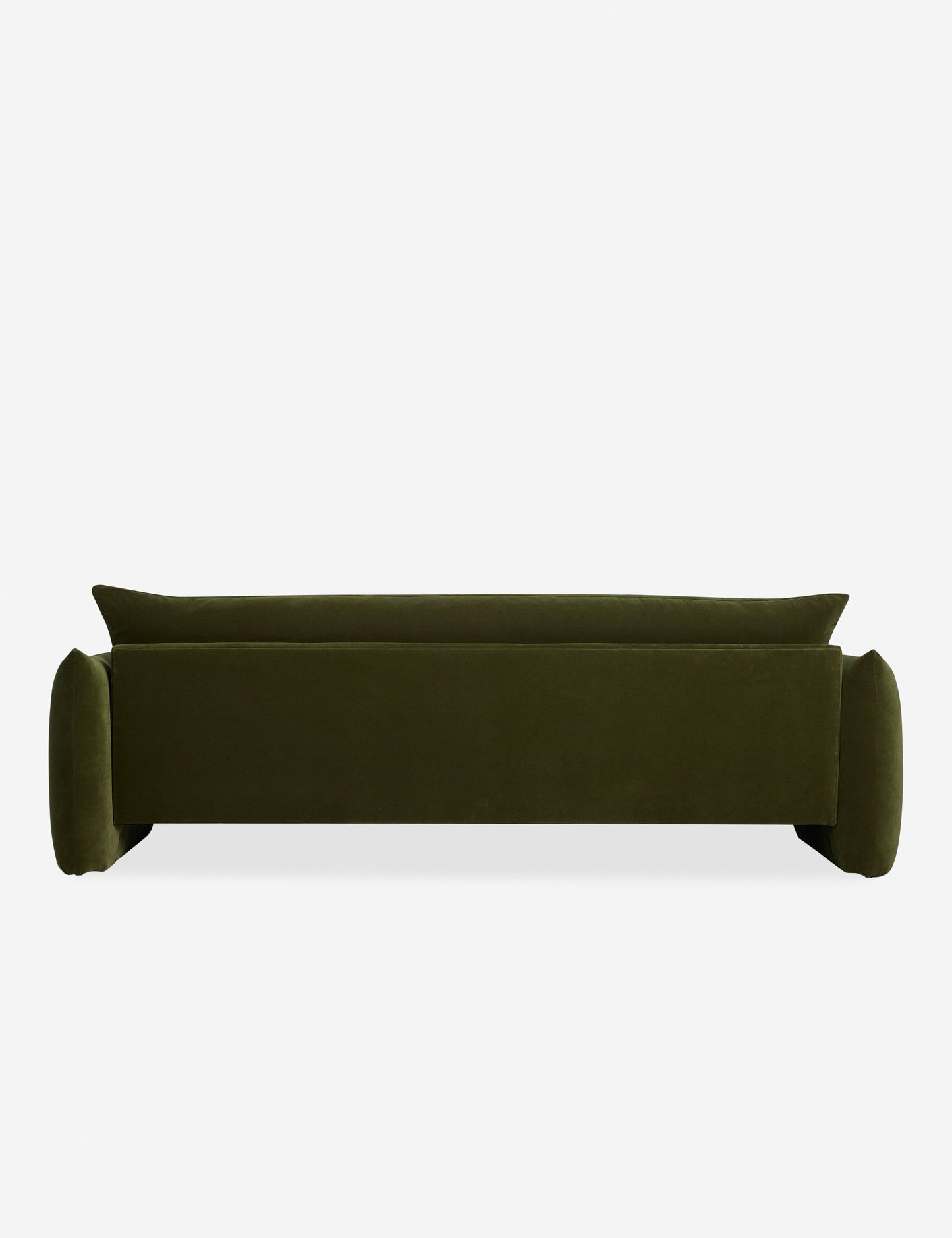 Canapé Banks, velours Loden