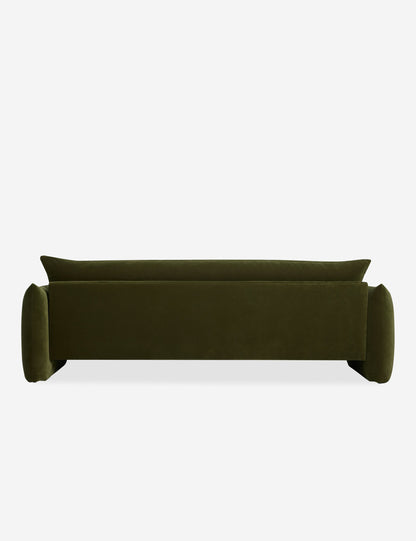 Canapé Banks, velours Loden