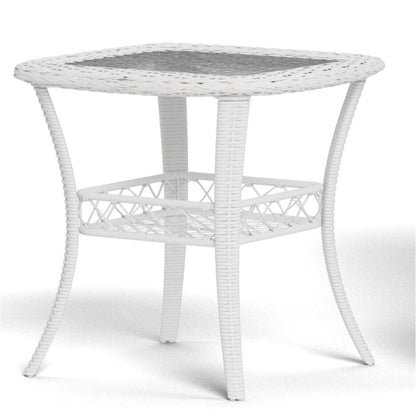 Ensemble de patio pivotant et planeur en osier Biloxi Outdoor White (3 pièces)