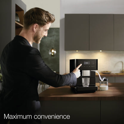 Machine à café de comptoir Miele CM 6160 MilkPerfection - Noir obsidienne