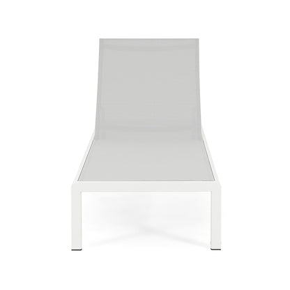 Chaise longue d'extérieur en aluminium Cape Coral (lot de 2) par Christopher Knight Home - 77,56 po x 25,20 po x 11,80 po