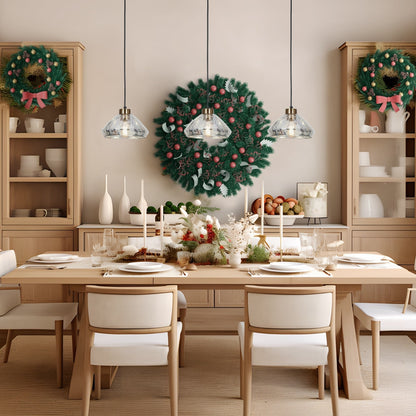 Suspension Flyn Modern à 1 ampoule en verre mercure pour îlot de cuisine