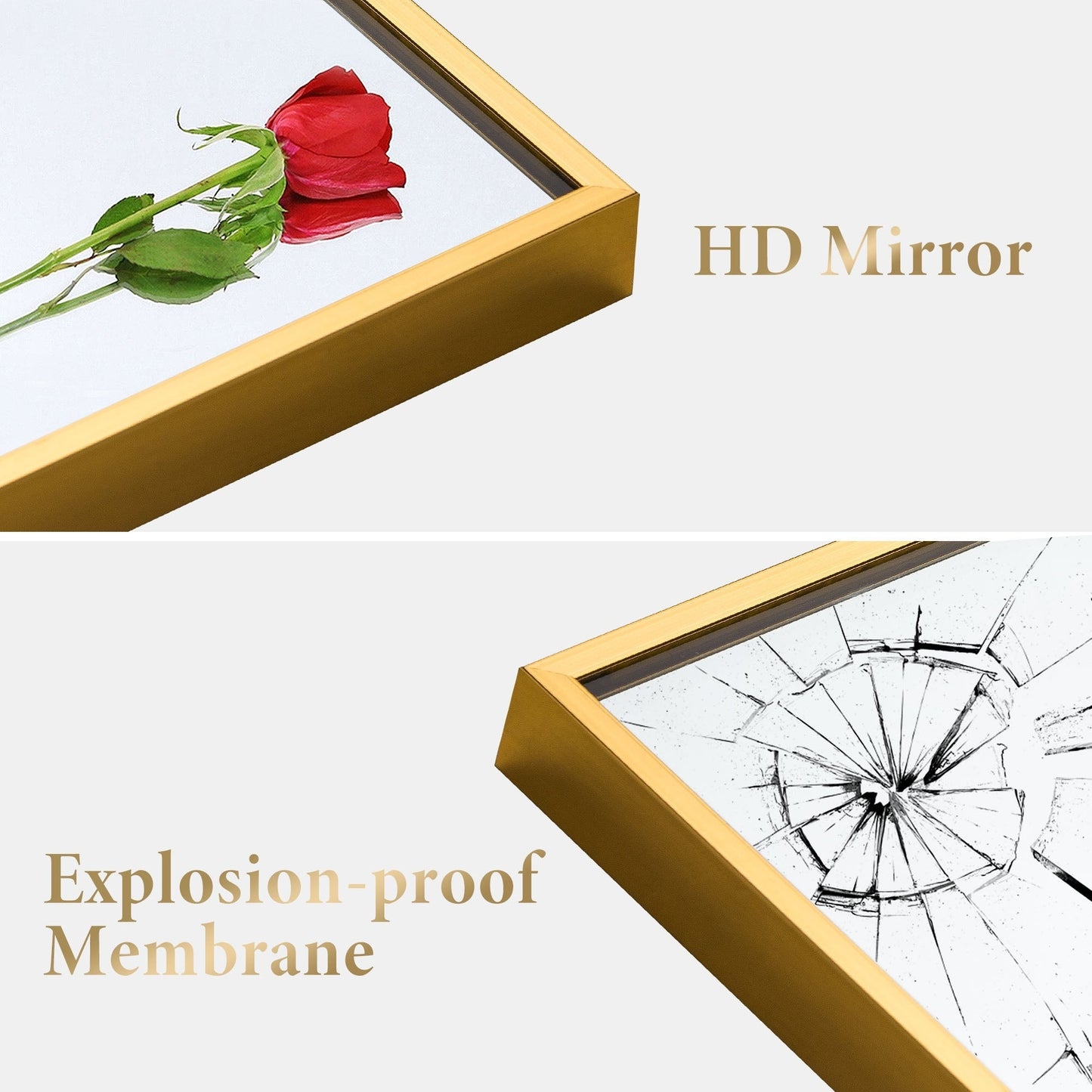 Miroir pleine longueur Grand miroir mural Miroir intégral