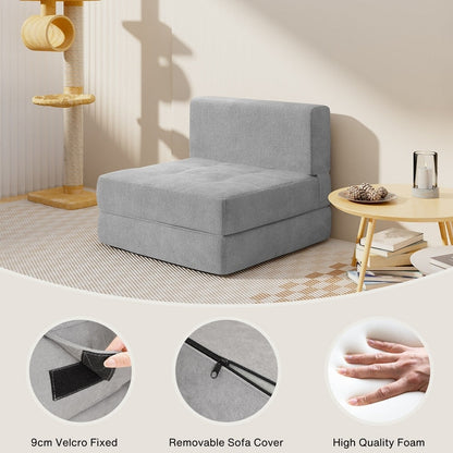 Fauteuil convertible 3 en 1, fauteuil pliant, lit-lit rabattable