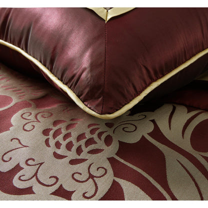 Ensemble de couette 9 pièces Nanshing Brie en jacquard floral