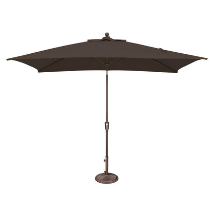 Parasol inclinable rectangulaire à bouton-poussoir SimplyShade Catalina de 10 pieds