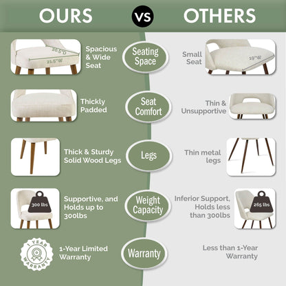 Chaises de salle à manger rembourrées INK IVY Nola avec dossier découpé (lot de 2)