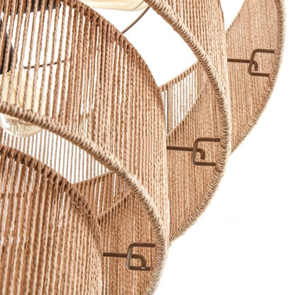 Suspension bohème KAWOTI largeur 26, 5 lumières, 4 niveaux