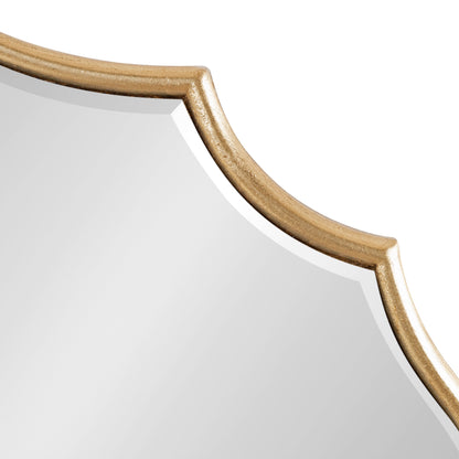 Miroir mural ovale festonné Kate et Laurel Leanna