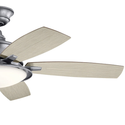 Ventilateur de plafond Kichler Cameron 52 à 5 pales à LED avec télécommande