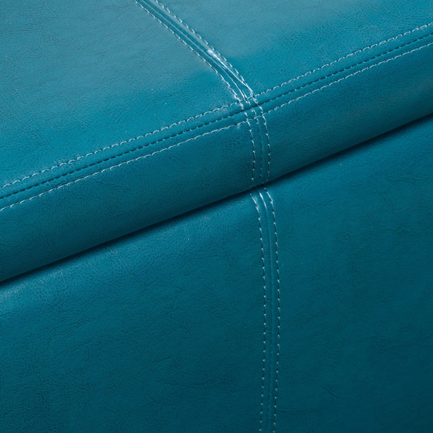 Banc de rangement en similicuir Lucinda par Christopher Knight Home - 51,25 L x 17,50 l x 16,25 H