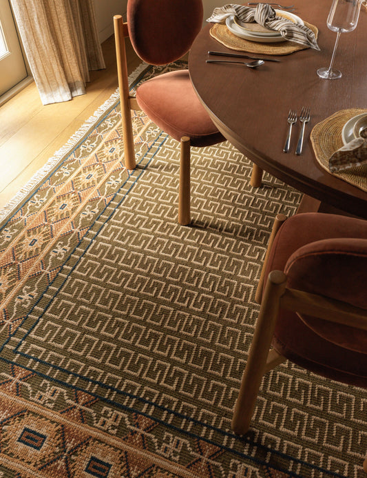 Tapis en laine noué à la main Manca