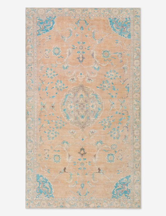 Tapis turc vintage en laine noué à la main n° 464, 1,80 m x 2,70 m