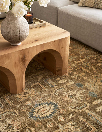 Tapis en laine noué à la main Percival