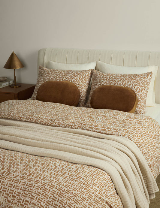 Housse de couette en lin et coton Hedra