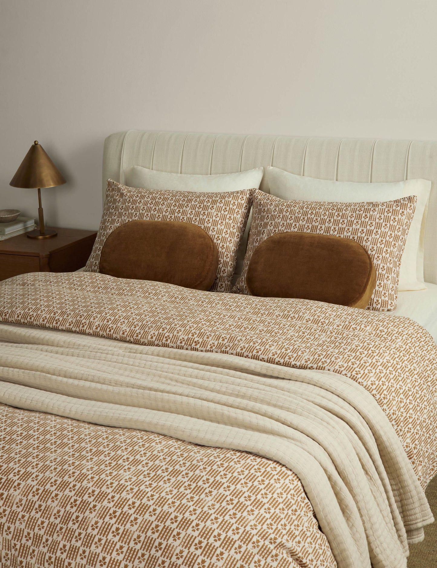 Parure de draps en lin et coton Hedra