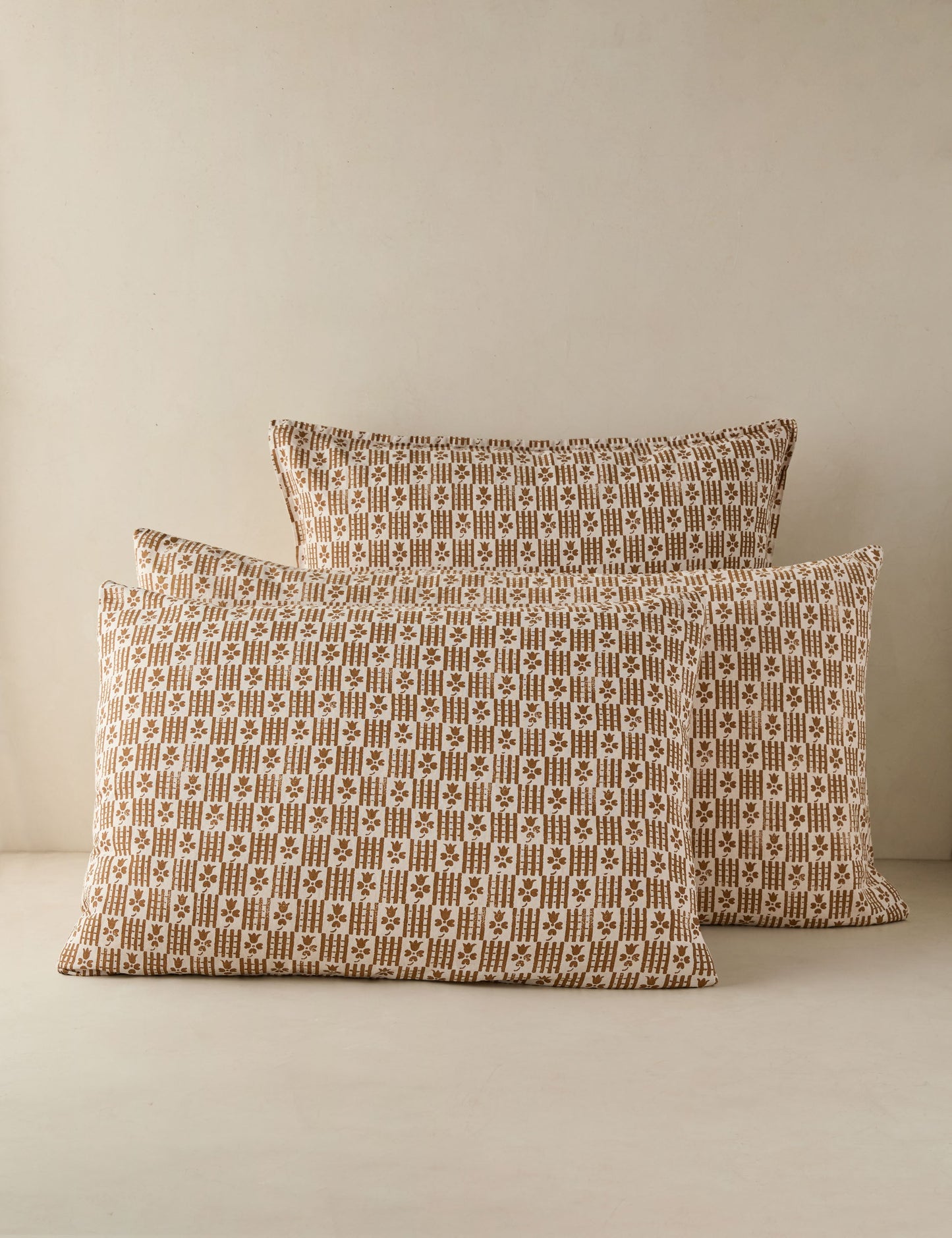 Housse de coussin en lin et coton Hedra