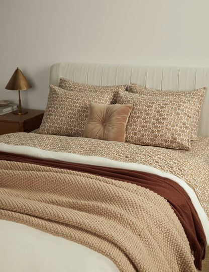 Housse de coussin en lin et coton Hedra