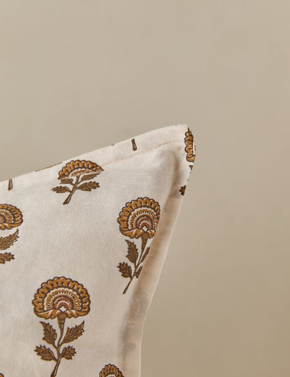 Housse de coussin en lin et coton Langford