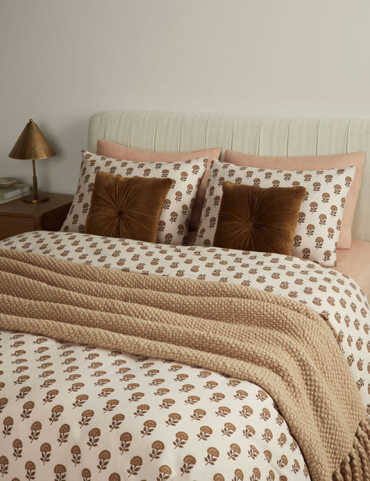 Housse de couette en lin et coton Langford