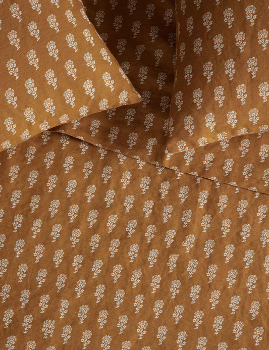 Parure de draps en lin et coton Stanfield