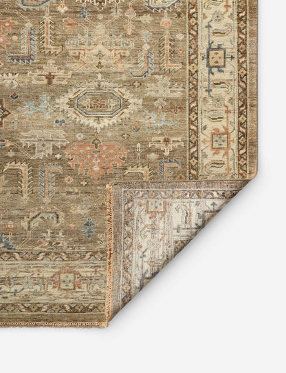 Tapis en laine noué à la main Percival